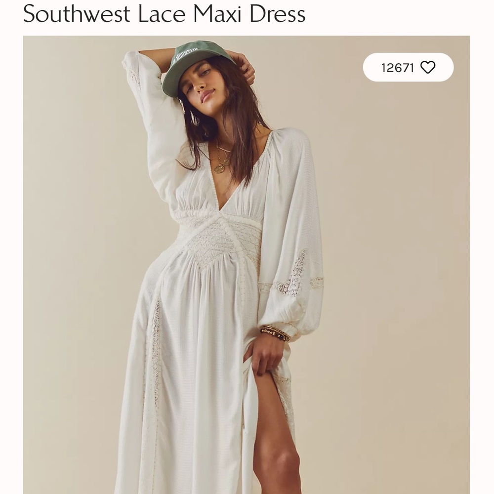 Free People - Southwest Lace Maxi Dress